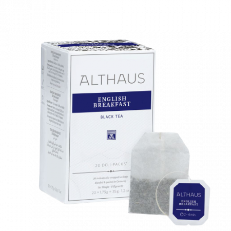Althaus English Breakfast սև թեյ ծրարիկով