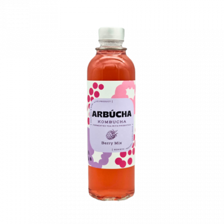 Arbucha Kombucha հատապտղային միքս 330մլ
