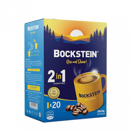 Bockstein 2in1 լուծվող սուրճ առանց շաքար
