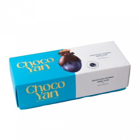 ChocoYan շոկոլադապատ սև սալորաչիր ընկույզով 230գ