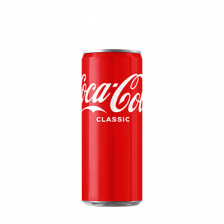 Coca Cola Classic գազավորված ըմպելիք թիթեղյա տարայով 0.33լ
