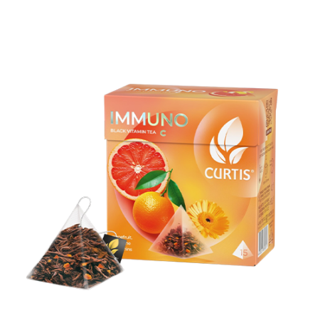 Curtis Immuno սև թեյ բրգաձև ծրարիկով
