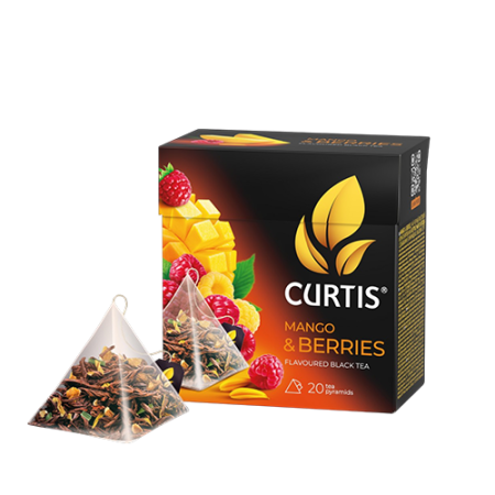 Curtis Mango & Berries սև թեյ բրգաձև ծրարիկով