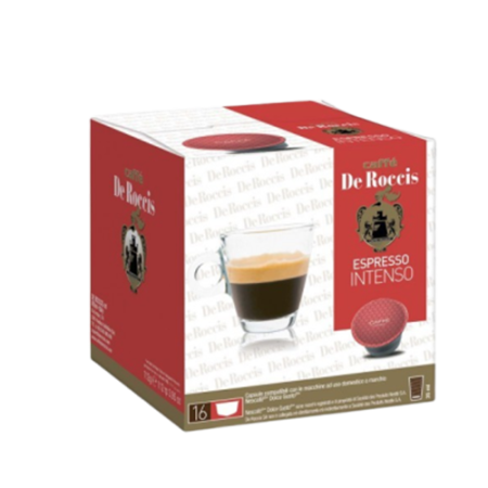 De Roccis Espresso Intenso պարկուճային սուրճ 16 հատ
