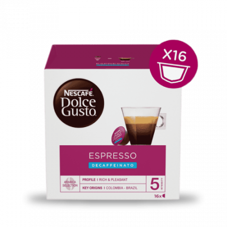 Dolce Gusto Espresso Decaffeinato պարկուճային սուրճ 16 հատ