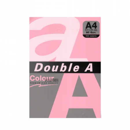 Double A վարդագույն թուղթ A4 