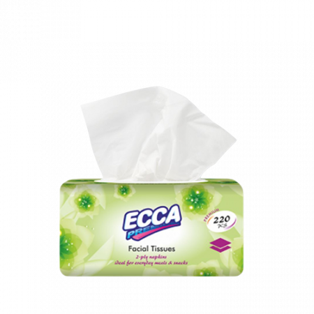 Ecca Premium երկշերտ անձեռոցիկ 220 հատ