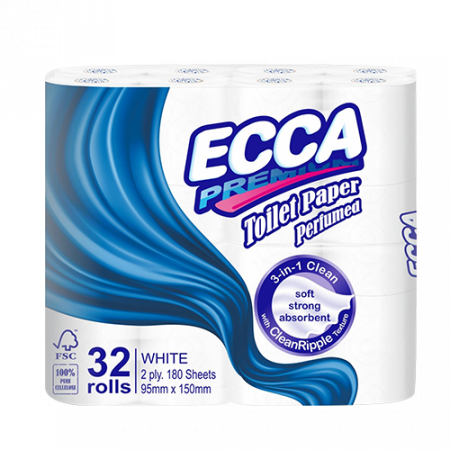 Ecca Premium զուգարանի թուղթ երկշերտ 32 հատ