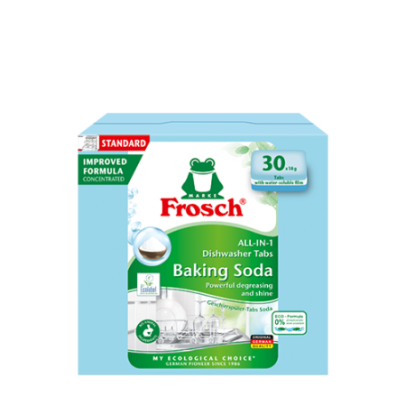 Frosch Baking Soda սպասք լվանալու մեքենայի հաբեր 30 հատ