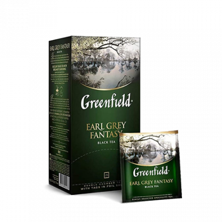 Սև Թեյ Greenfield Earl Grey Fantasy - Թեյ Գրինֆիլդ Փաթեթներով