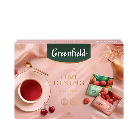 Greenfield Fine Dinig Collection ассорти чая в пакетиках 6 видов 30 шт
