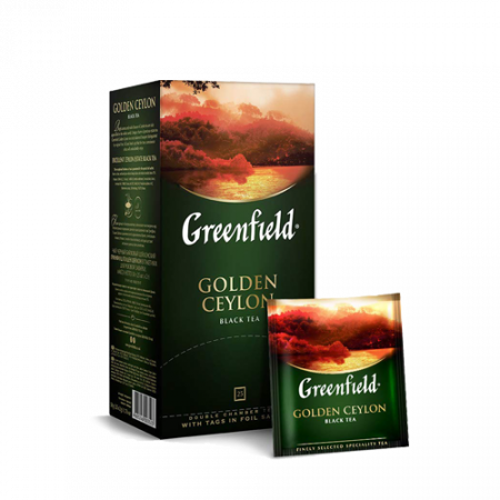 Սև Թեյ Greenfield Golden Ceylon - Թեյ Գրինֆիլդ Փաթեթներով