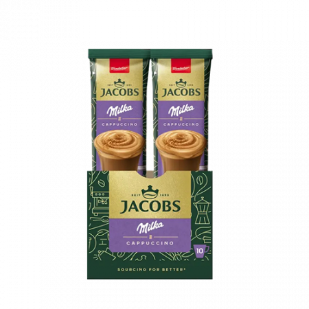 Jacobs milka cappuccino լուծվող սուրճ 10 հատ