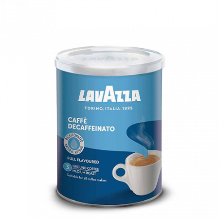Lavazza Cafe decaffeinato խոշոր աղացած սուրճ թիթեղյա տարայով 250գ