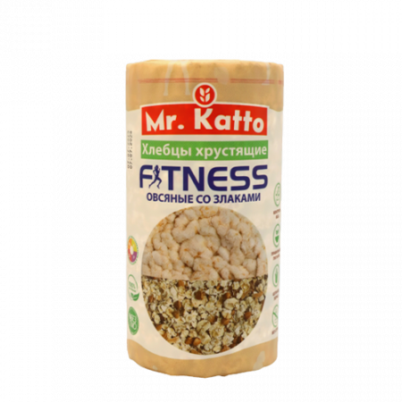 Mr. Katto Fitness վարսակով և հացահատիկներով հացիկներ 68գր