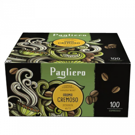 Pagliero Cremoso պարկուճային սուրճ 100 հատ