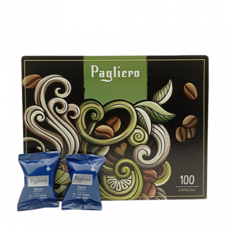 Pagliero Soave Dec Nespresso պարկուճային սուրճ 100 հատ
