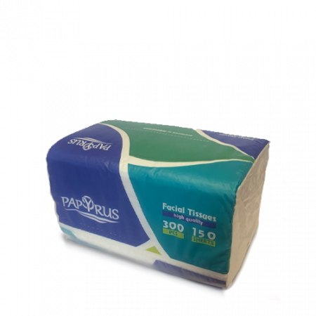 Soft Papyrus Facial tissues երկշերտ անձեռոցիկ 150 թերթ