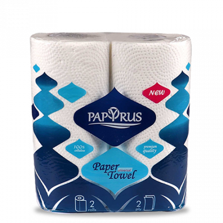 Soft Papyrus երկշերտ խոհանոցային թղթե սրբիչ 2 հատ