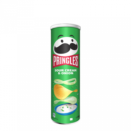 Pringles թթվասերի և սոխի չիպս 165գ
