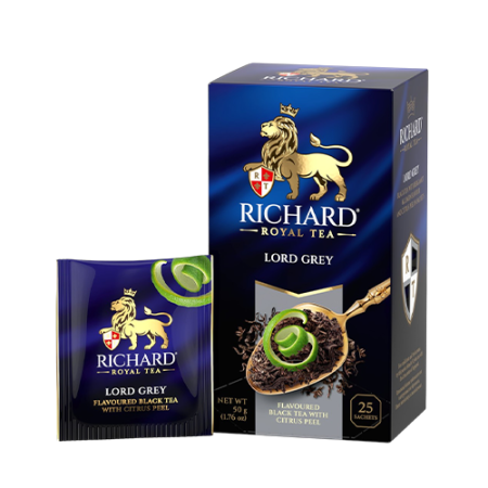 Richard Royal Lօrd Grey սև թեյ ծրարիկով 