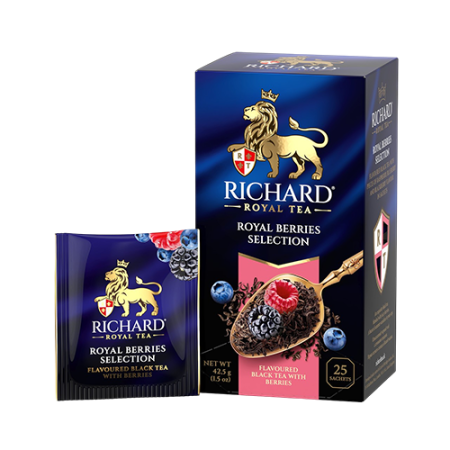 Richard Royal Berries Selection սև թեյ ծրարիկով