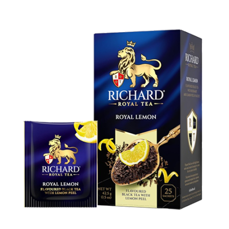 Richard Royal Lemon սև թեյ ծրարիկով