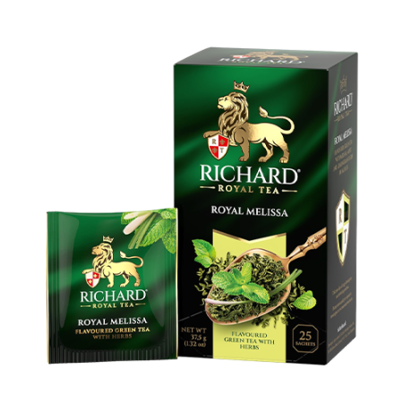 Richard Royal Melissa կանաչ թեյ ծրարիկով
