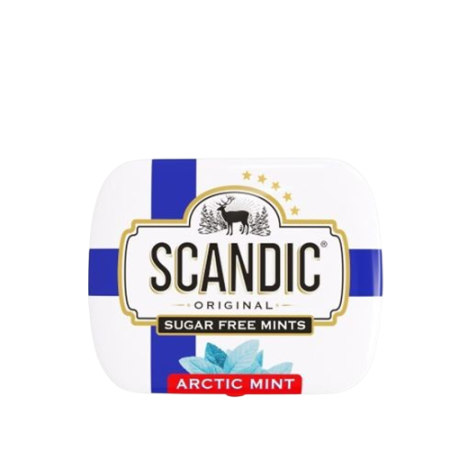 Scandic Arctic Mint կոնֆետներ առանց շաքար 14գ
