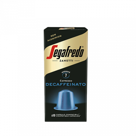 Segafredo Espresso Decaffeinato պարկուճային սուրճ 10 հատ