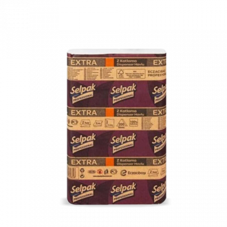 Selpak Professional Extra դիսպենսերի թղթե սրբիչ 200 հատ