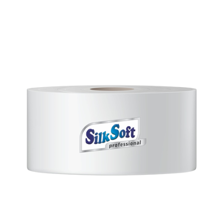 Silk Soft դիսպենսերի երկշերտ զուգարանի թուղթ 150մ