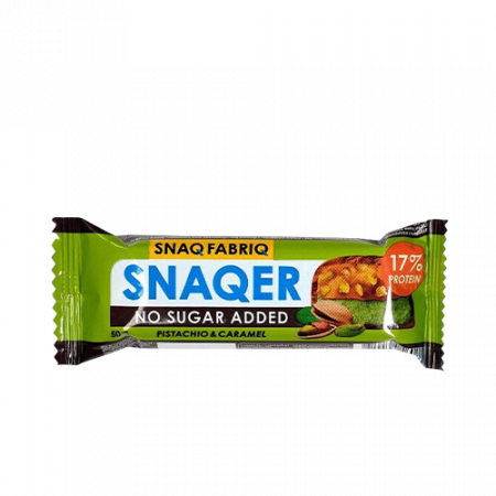 Snaq Fabriq Snaqer Protein 17% պիստակով և կառամելով բատոն 40գ
