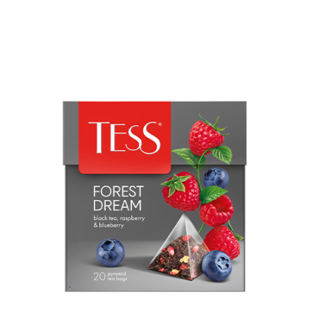 Tess Forest Dream բրգաձև ծրարիկով սև թեյ