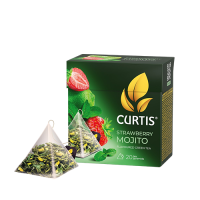 Curtis Strawberry Mojito կանաչ թեյ բրգաձև ծրարիկով

