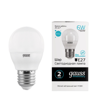 Gauss Elementary Lամպ E27 450Lm