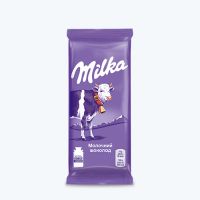 Milka молочная шоколадная плитка 90г
