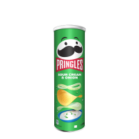 Pringles թթվասերի և սոխի չիպս 165գ
