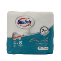 Silk Soft long rolls երկշերտ զուգարանի թուղթ 4 հատ
