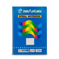 Spiral notebook A4 lined 70 sheets